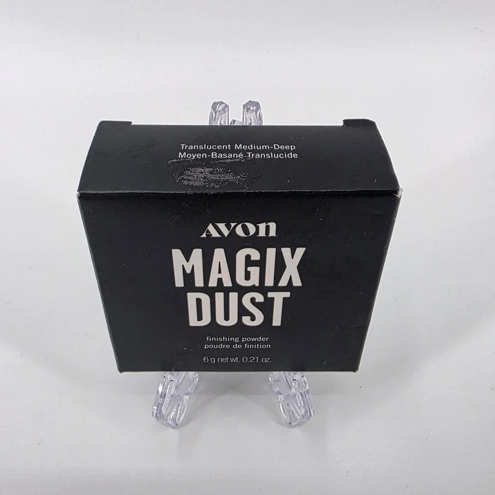 Avon Magix Dust Finishing Powder Translucent Medium-Deep 6g Mineral Makeup New
